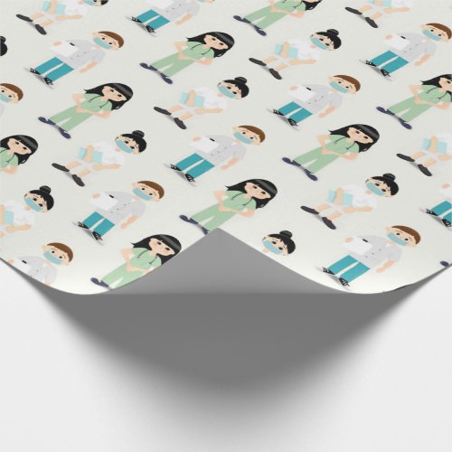 Medical Heros Wrapping Paper