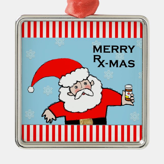 Medical Holiday Gifts Metal Ornament (Front)