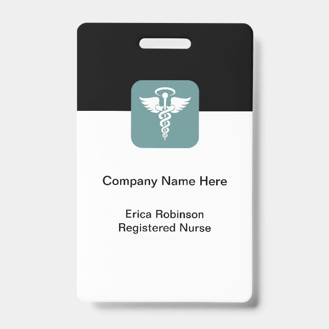 Medical Home Health Field Staff Name Badges (Front)