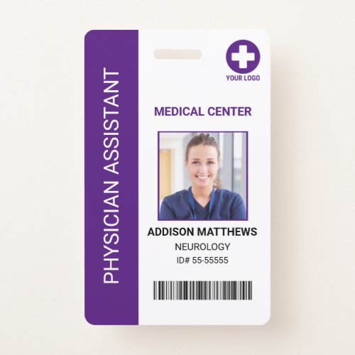Medical Hospital Employee _ Doctor Nurse Photo ID Badge
