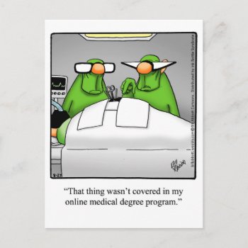 Medical Humor Poster "spectickles" Postcard by Spectickles at Zazzle