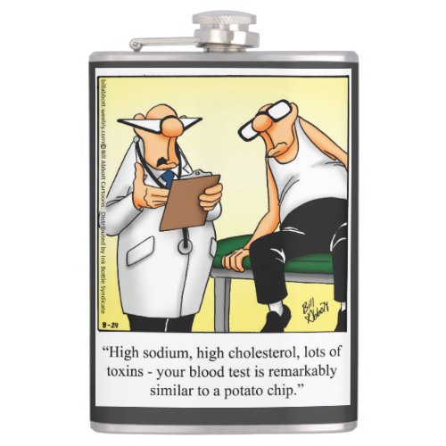 Medical Humor Potato Chip Flask Gift