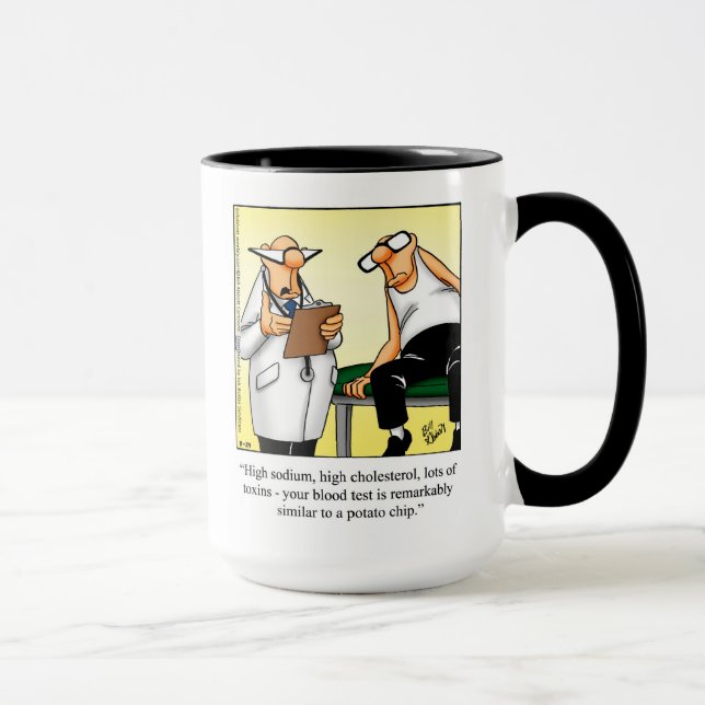 Medical Humor "Potato Chip" Mug Gift (Right)