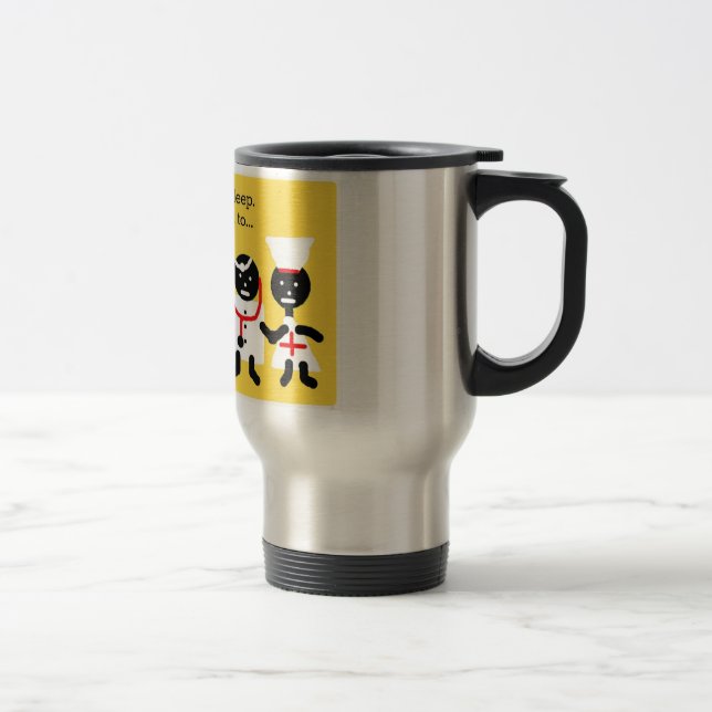 Medical Humor Travel Mug (Right)