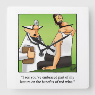 Medical Humor Wall Clock