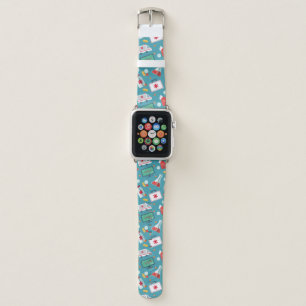 Medical Icon Pattern Apple Watch Band