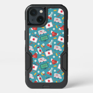 Medical Icon Pattern iPhone 13 Case