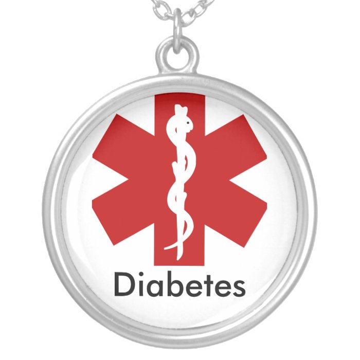 diabetes medical alert necklace