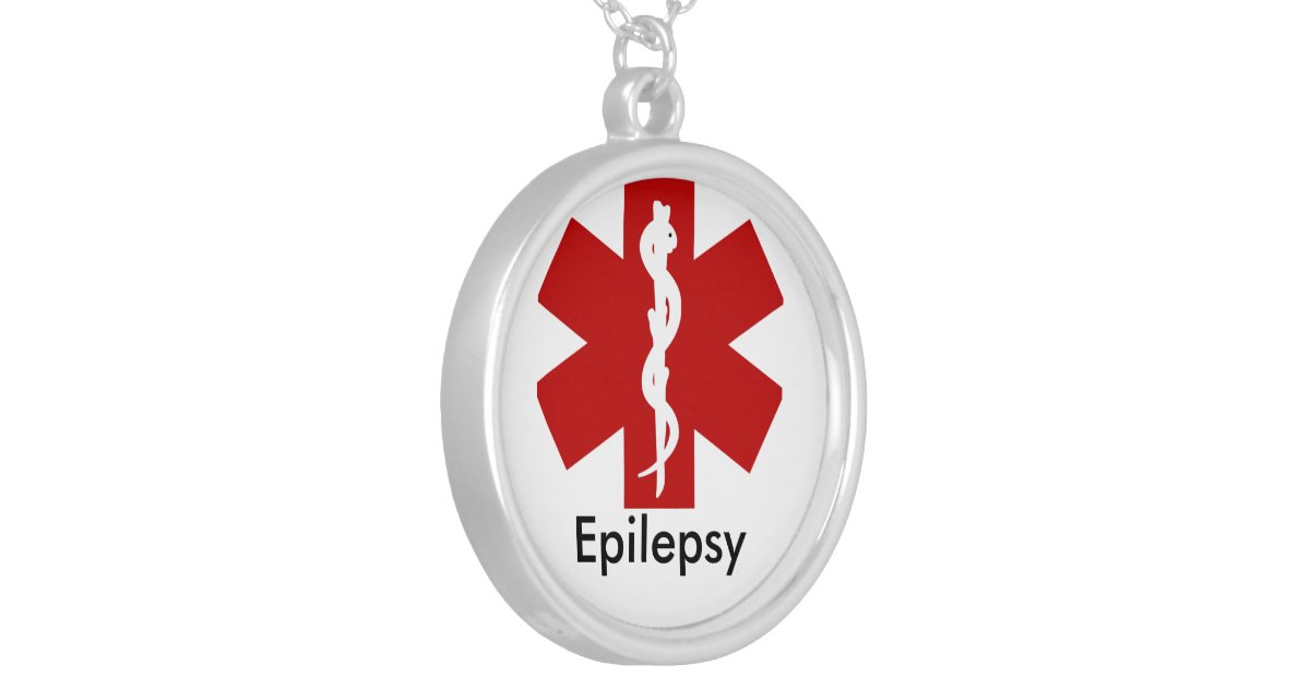 Medical ID Alert Necklace Epilepsy Zazzle