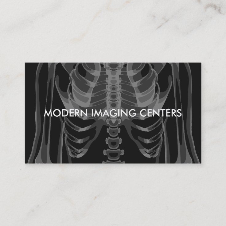 Medical Imaging Radiology Business Card Zazzle