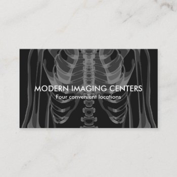 Medical Imaging Radiology Multi Location Business Card by Luckyturtle at Zazzle