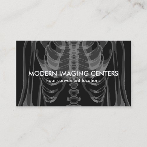 Medical Imaging Radiology Multi Location Business Card