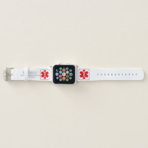 Medical information apple watch band
