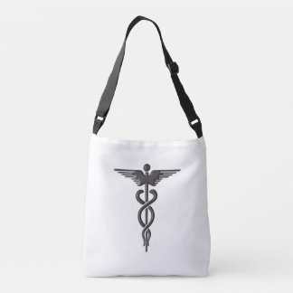 Medical Insignia Caduceus Crossbody Bag