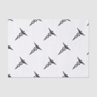 Medical Insignia Caduceus Tissue Paper