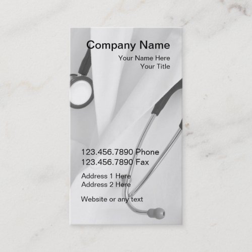 Medical Insurance Theme Business Card