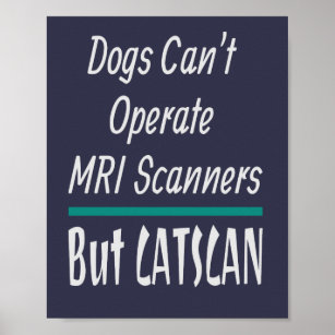 Medical Joke Dogs and Cats Dad Joke Funny Poster