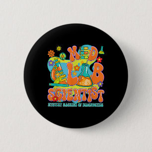 Medical Lab Scientist Retro Lab Week Run 2025 Mls Button