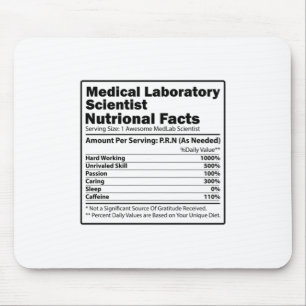 Medical Lab Scientists Laboratory Chemistry Gift Mouse Pad