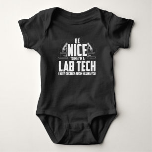 Medical Lab Tech Gift - Laboratory Technician Baby Bodysuit