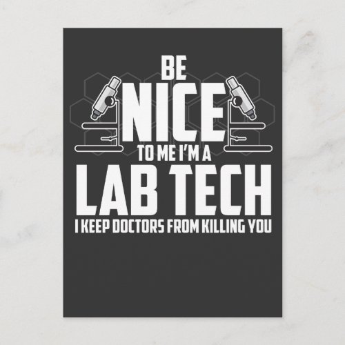 Medical Lab Tech Gift _ Laboratory Technician Postcard