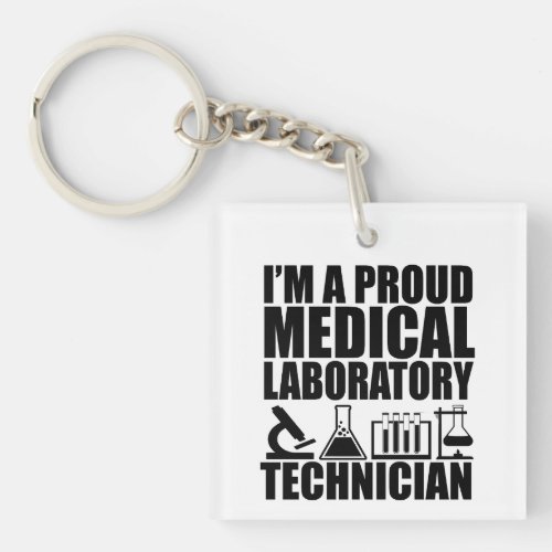 Medical Lab Tech Keychain