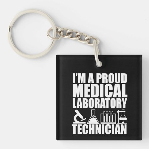 Medical Lab Tech Keychain