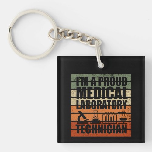 Medical Lab Tech Keychain