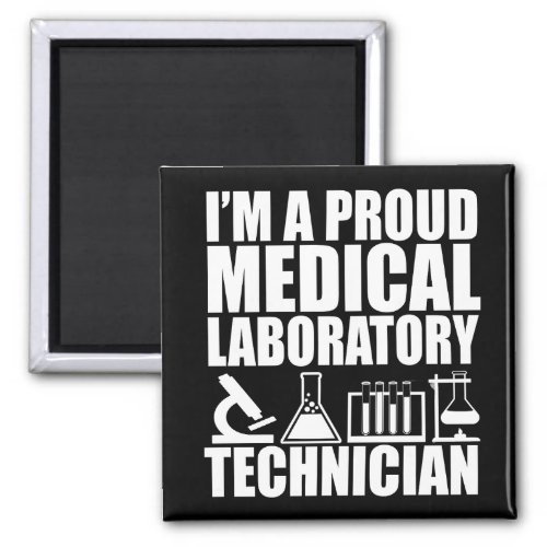 Medical lab tech laboratory technician magnet