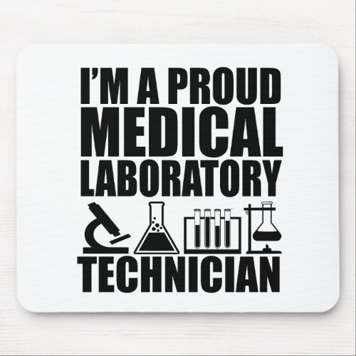 Medical lab tech laboratory technician mouse pad