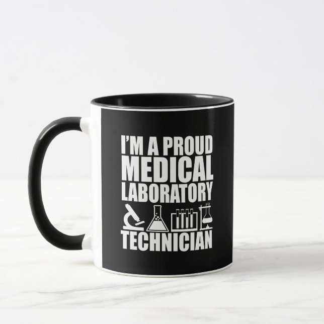 Medical lab tech laboratory technician mug (Left)