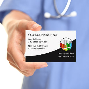 Medical Lab Theme Business Cards