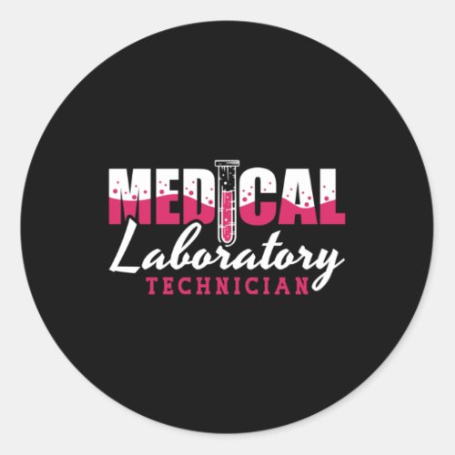 Medical Laboratory Technician Chemist Lab Tech Classic Round Sticker