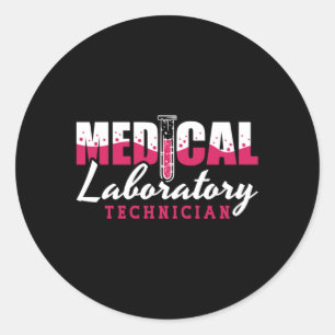 Medical Laboratory Technician Chemist Lab Tech Classic Round Sticker