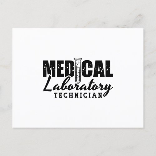 Medical Laboratory Technician Doctor Lab Tech Postcard