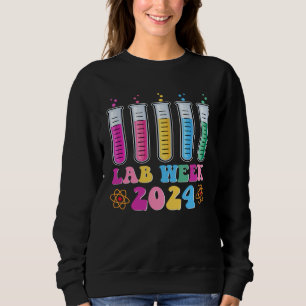 Medical Laboratory Technician Lab Week 2024 Techno Sweatshirt