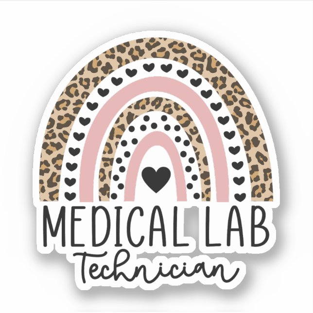 Medical Laboratory Technician MLT Gift Sticker (Front)