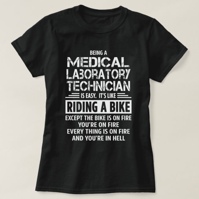 Medical Laboratory Technician T-Shirt (Design Front)