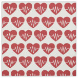 Medical love Heart Pattern Fabric