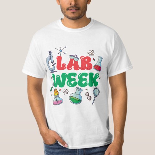 Medical Maboratory Celebrating Lab week t shirt