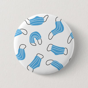 Medical mask pattern button