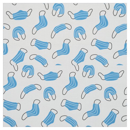 Medical mask pattern fabric
