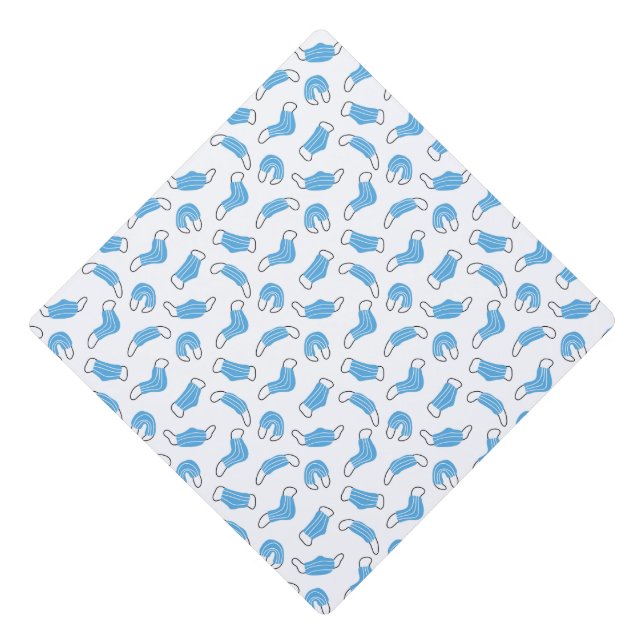 Medical mask pattern graduation cap topper (Front)