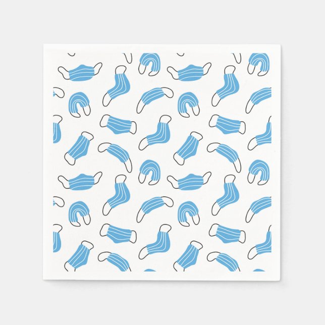 Medical mask pattern napkins (Front)