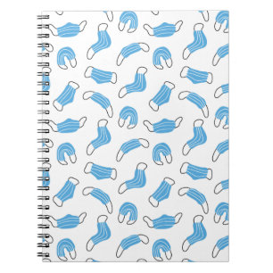 Medical mask pattern notebook