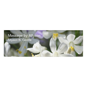 Medical Massage Beauty Theme Name Tag