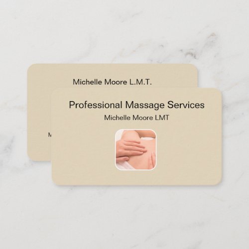 Medical Massage Services Business Card