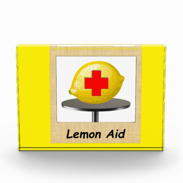 Medical Metaphor Lemon Aid Stops a Plaque Attack (Front)