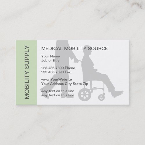 Medical Mobility Business Cards