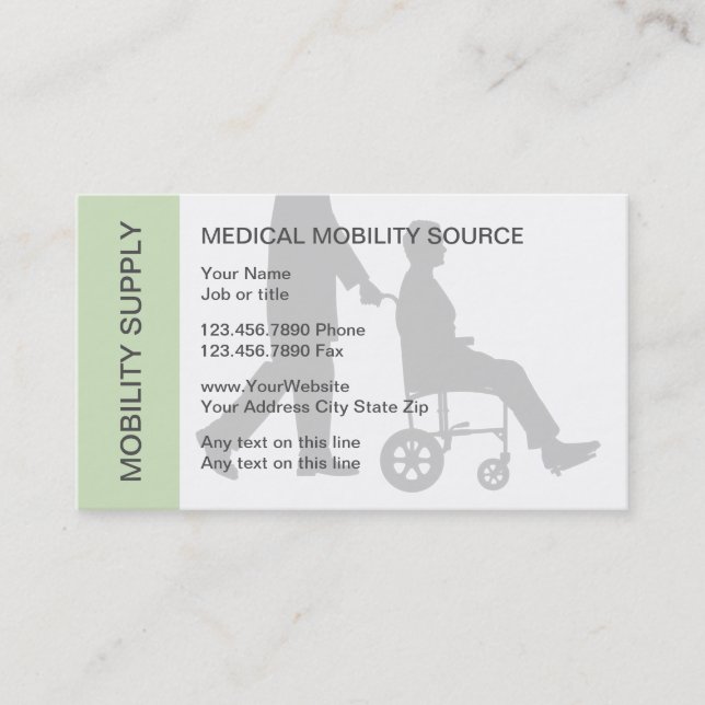 Medical Mobility Business Cards (Front)